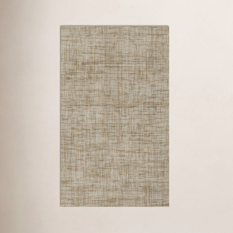 Aldred Wool Area Rug in Natural, Rectangle 3'6" x 5'6"