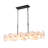 6 - Light White Mist Kitchen Island Chandelier