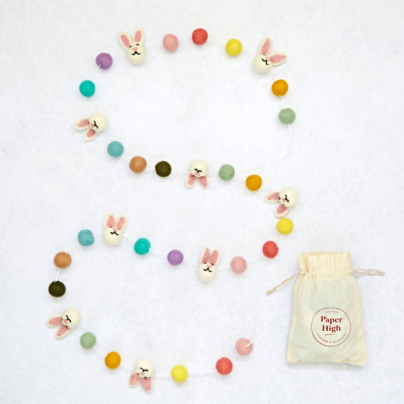 Felt Bunny Garland