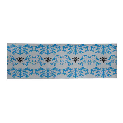 Tapis de couloir argenté