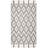 Gaetana Hand Tufted Jute/Cotton Geometric Rug in Gray/Ivory-2072455985