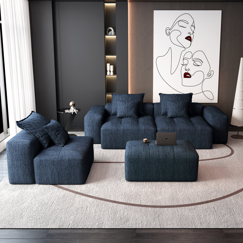 Boneless Modern Oversized Modular Sectional Sofa