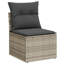 288.5cm Wide Patio Sofa with Cushions