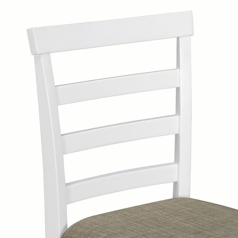 Swinney Kitchen Island Set, White/Brown