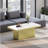 Rectangular stone slab reception coffee table
