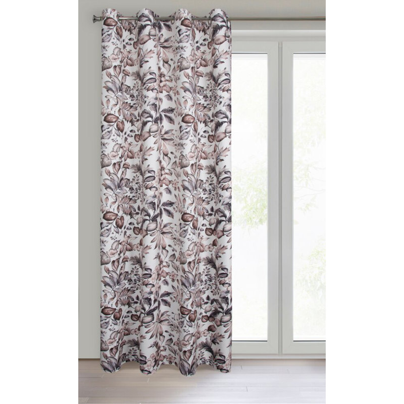 Helene Polyester Blackout Eyelet Curtain Panel