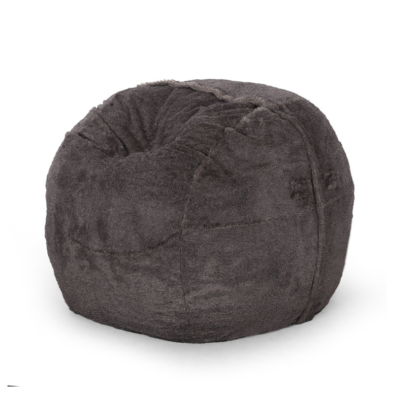 Fauteuil à billes en fausse fourrure Lily