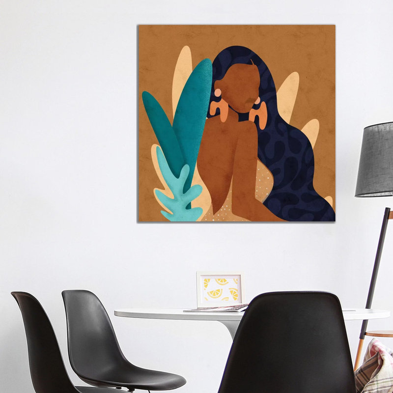 In Bloom Square by Reyna Noriega - Print on Canvas, No Framed, 93.98 cm H x 93.98 cm W x 3.175 cm D