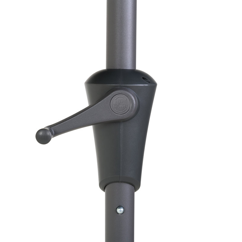 Parasol de marché 117 '' Tilt Market, Gris sable