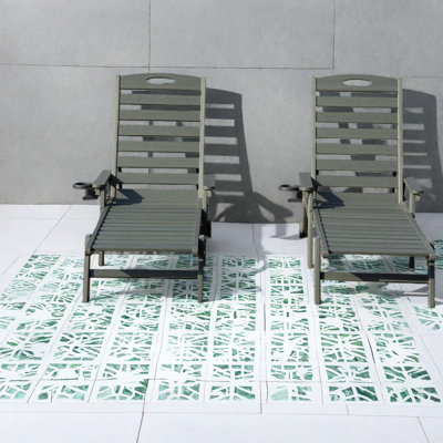 Adjustable Patio Chaise Lounges, Hdpe Modern Poolside Chairs Set Of 2