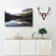 Antholzer See Lake Reflection In Abstract - Wrapped Canvas Print-55306800