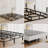 14" High Legs Included Metal Box Spring With Frabric Cover, Sturdy Mattress Foundation, Easy Assembly-693854207
