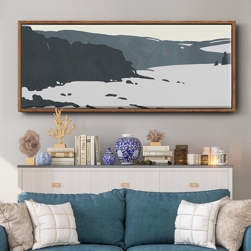 Cutter Island I - toile encadrée, H 24 po x l 60 po
