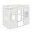 Lit mezzanine simple avec échelle-886204503