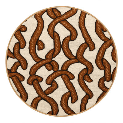  Tapis lavable avec desserts bretzels