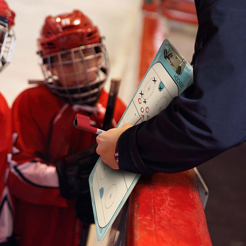 Tableau effaçable à sec Hockey