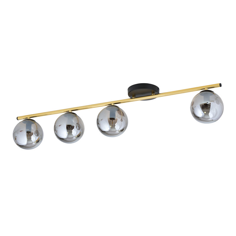 Witwicki 4 - Light Geometric Chandelier, Black, Grey