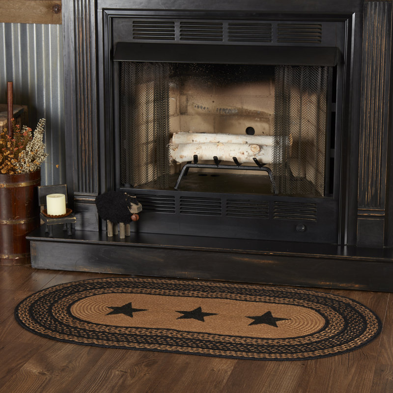 Ekain Geometric Indoor Rug, Oval 2'3" x 4'