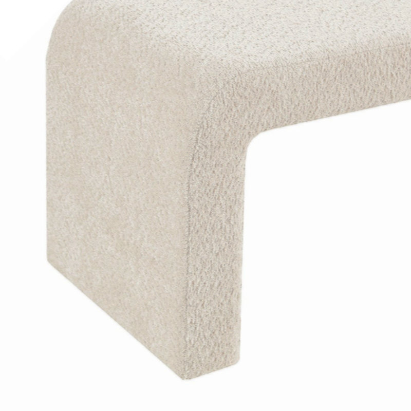 Banc Boucle Waterfall, Crème