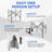 4" W x 4" D Steel Pop-Up Canopy Portable Privacy Dressing Room-93980053