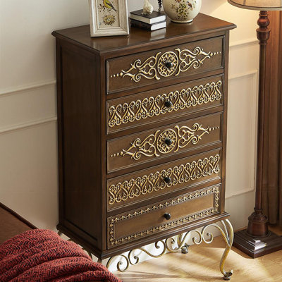 Armoire 29,53 "à cinq tiroirs 29,53"