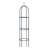 55.1'' W x 15'' D Metal Arbor in Dark Green
