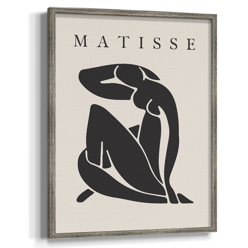 Matisse CECL XXVI, reproduction d'art encadrée - bois massif, H 30 po x l 24 po
