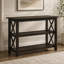 Console Deep Merlot avec 2 tablettes
