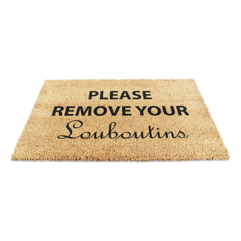 Baynes Please Remove Your Louboutins Kitchen Mat