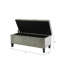 Banc de rangement capitonné à fermeture douce-554609587