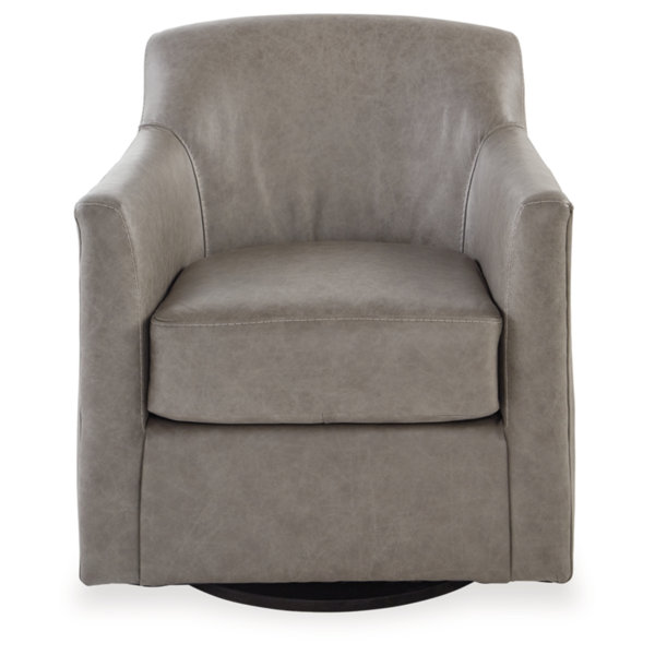 Bonita Transitional Vegan Leather Armchair With Removable Seat