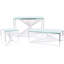 Cherita 120cm Glass Top Console Table