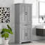 Armoire de rangement de salle de bain avec portes et tiroir, plusieurs espaces de rangement, tablette réglable-704969159