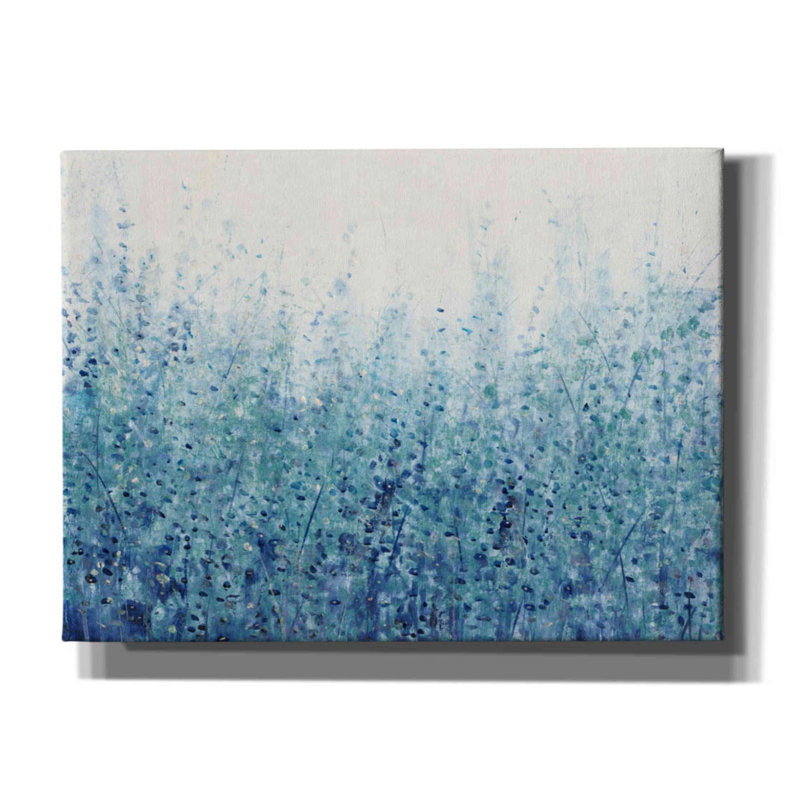 «Misty Blues I» par Tim O'toole, art mural sur toile, H 40 po x l 54 po x P 1,5 po