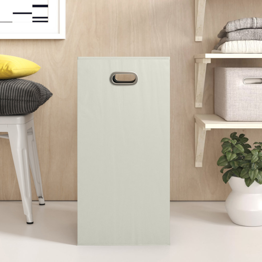 Lopiccolo Fabric Laundry Hamper with Handles Zipcode Design™ Color: Natural