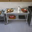 Table de préparation en acier inoxydable de 24 po x 60 po avec tablette réglable et pieds galvanisés, table de travail commerciale robuste pour la cuisine, la maison, le restaurant et l'hôtel
