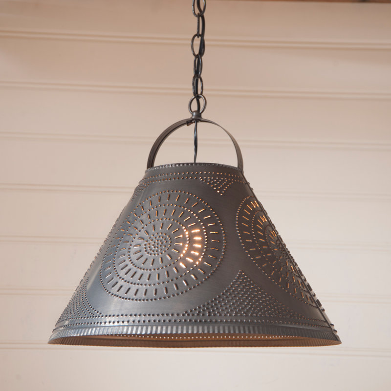 Luminaire suspendu conique à 1 lumière Angeni