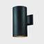 Applique murale cylindrique en aluminium 1 lumière H 12 po pour l'intérieur ou l'extérieur 1 lumière-24080414-24080411