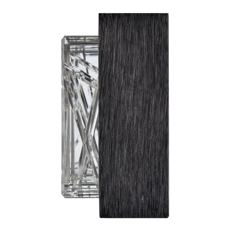 Lucus 2 - Light LED Vanity Light, Satin Brushed Black