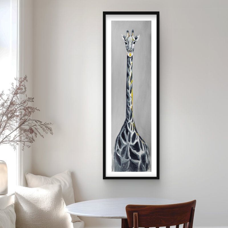 Girafe bleu acier - gris