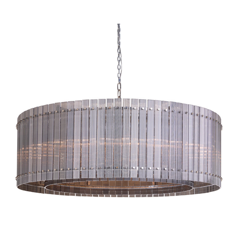 Kore Glass Chandelier, 19.5" H x 60" W x 60" D