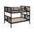 Full Over Full Bunk Bed With Ladder-867652892