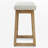 24.4'' Saddle Seat Counter Height Barstool With Solid Wood Frame-232281191