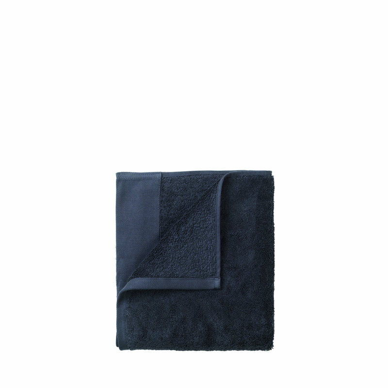 Débarbouillette 100% coton biologique RIVA, Anthracite