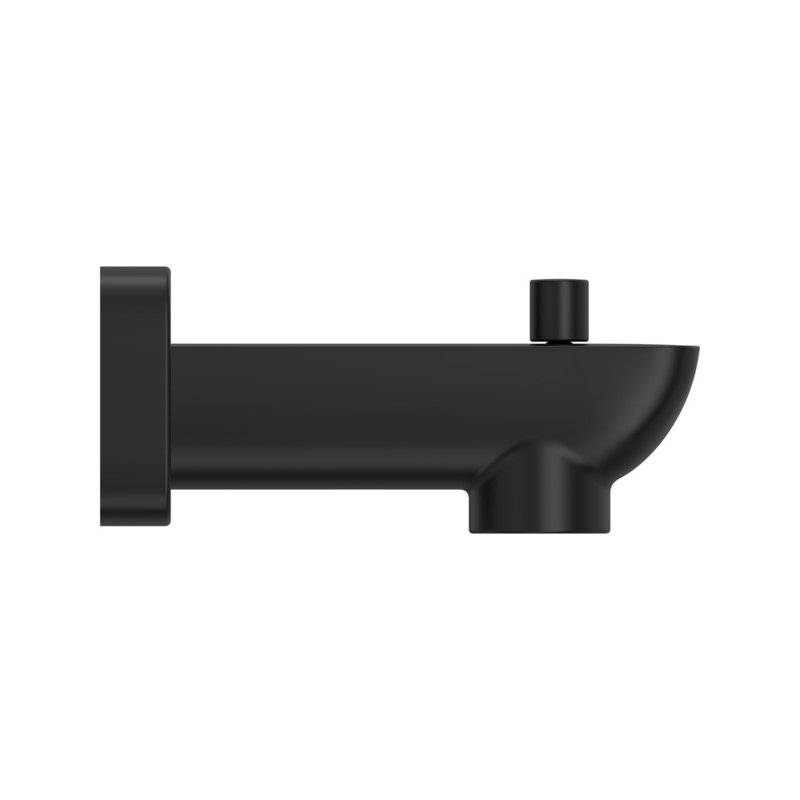Cubeo Diverter Tub Spout, Matte Black