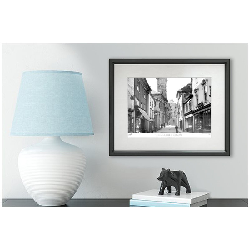 Liskeard, Pike Street C1950 - Single Picture Frame Print, 60cm H x 80cm W x 2.3cm D