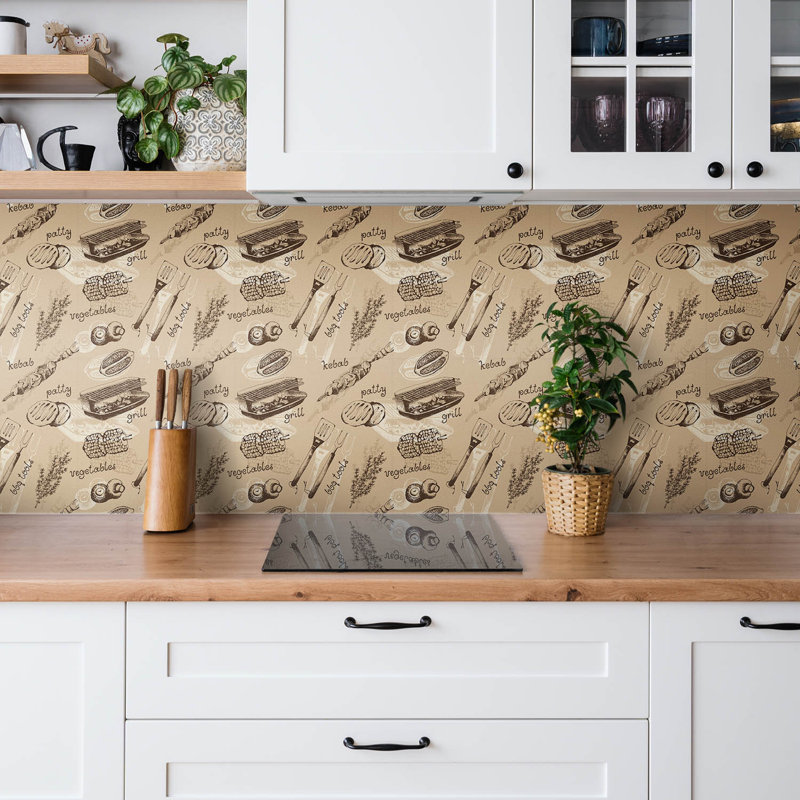 Lyana 30cm x 30cm PVC Mosaic Tile in Brown