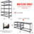 5-Tier Adjustable Metal Shelving, 48”Wx24”Dx72”H, 4000LBS Capacity