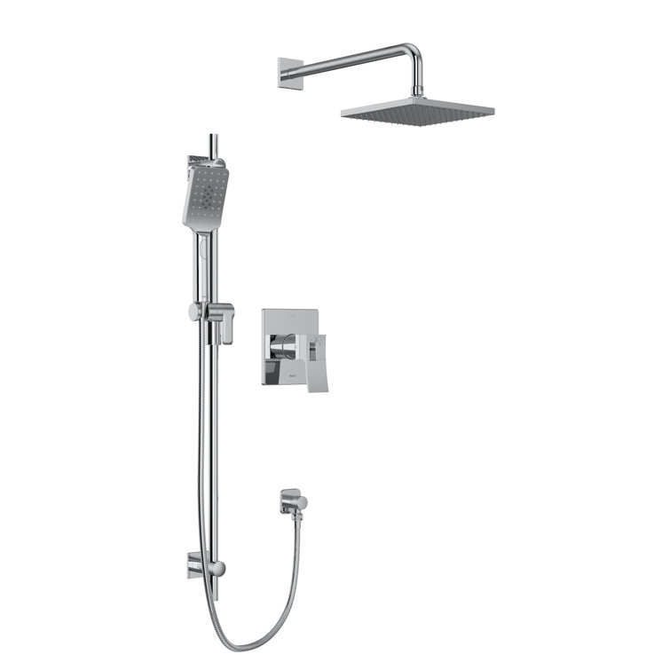Zendo 1/2" Pressure Balance & Thermostatic Shower System with up to 2 Functions featuring RioWise™ Valve Technology