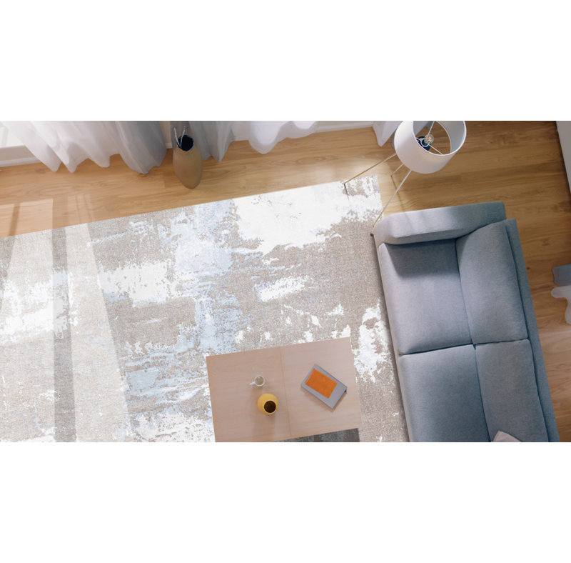 Unger Rectangle Polka Dots Area Rug, Rectangle 200 x 290cm